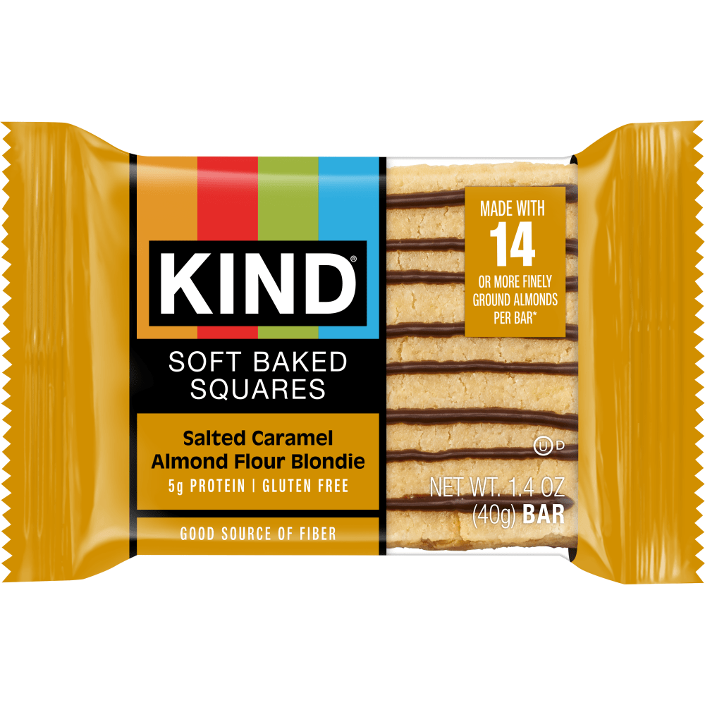 Salted Caramel Almond Flour Blondie
